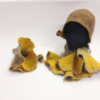 Luxury Mustard and Oatmeal Cravat Winter Scarf. from Eco Wool and Silk - Image 2