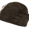 Felt Hat Handmade Brown- One Hat- undyed wool wet felted unisex hat. Handmade in Ireland from Superfine Merino Wool with One Circle Detail. - Image 3