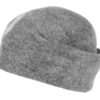Felt Hat Handmade Grey- One Hat- undyed wool wet felted unisex hat. Handmade in Ireland from Superfine Merino Wool with One Circle Detail. - Image 3