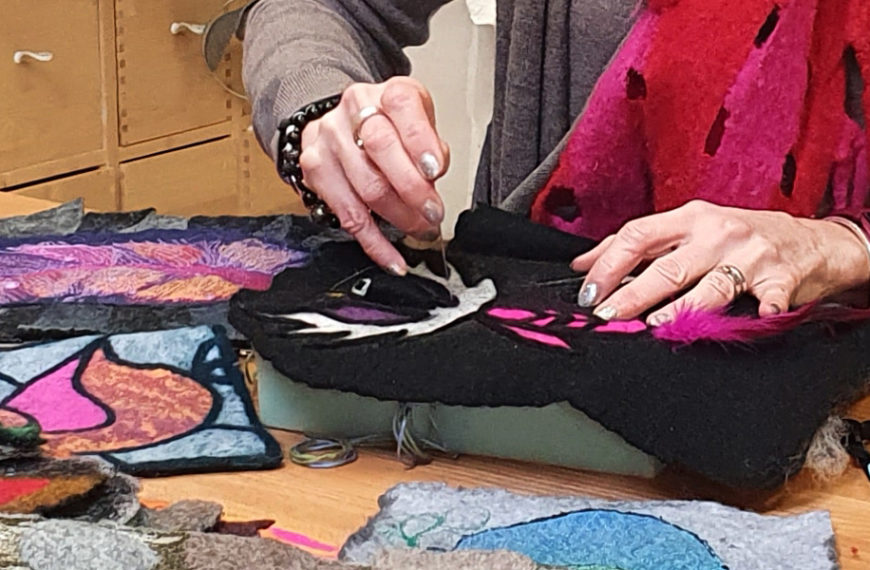 Keep Well: Stained Glass Felt with Liadain