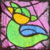 Bird Felt Stained Glass Picture Craft Kit - Image 4