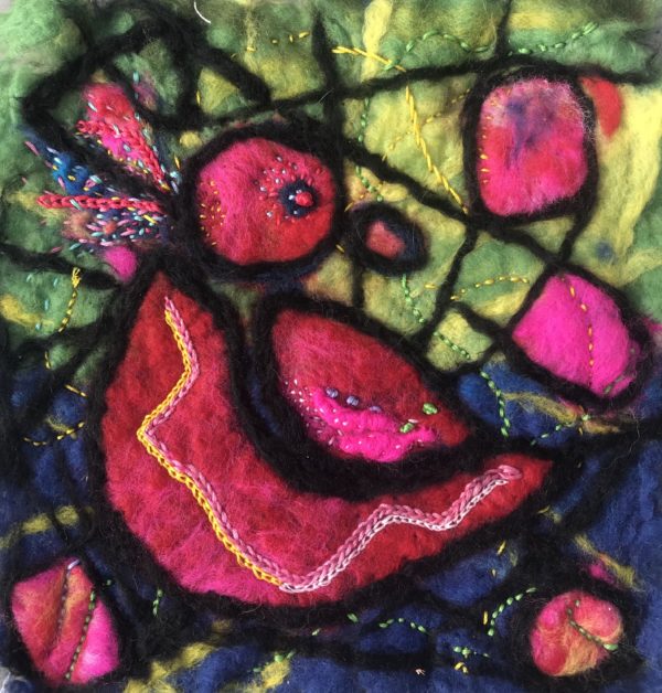 Bird Felt Stained Glass Picture Craft Kit - Image 6